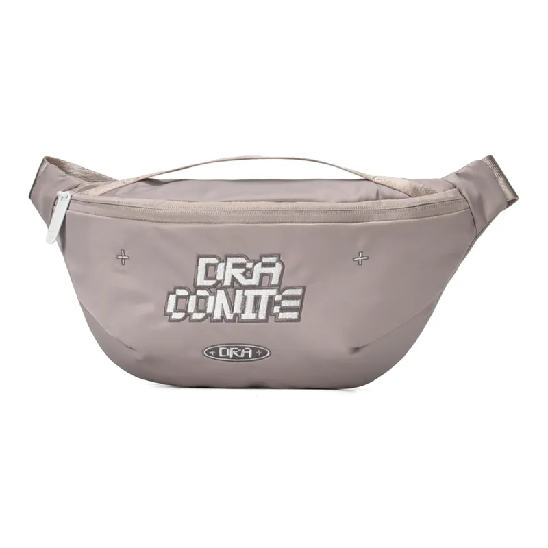 DRACONITE Polyester Sling Bag, Shoulder Bag, Crossbody Bag, Fanny Pack Regular Unisex Brown/White-1