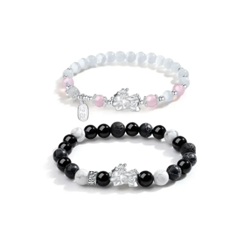 ZHONGLING Obsidian Jade Bracelets Unisex-0