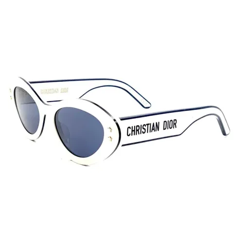DIOR Acetate Cat Eye Sunglasses Unisex White