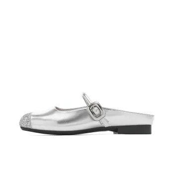 EBLAN Wrap toe Slippers Women's Silver
