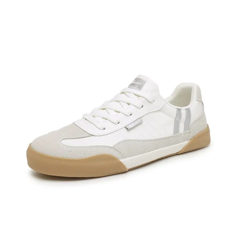 Warrior Anti Slip Wear Resistant Breathable Lightweight Coverage Low Top Canvas Shoes Unisex Beige Brown Silver-2