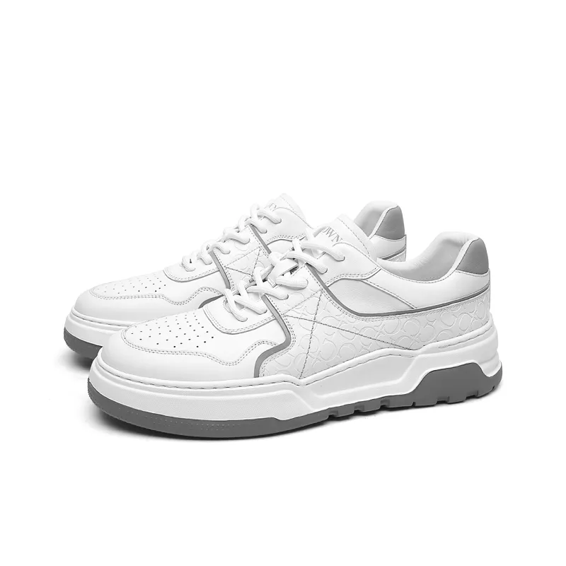 CROWN Slip-Resistant Low-Top Casual Shoes Men's One Yard Larger-2
