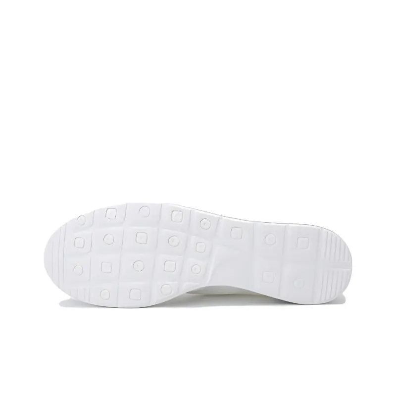 DESCENTE Cron Tempo Anti Slip Wear Resistant Low Top Casual Shoes Unisex White Blue-4