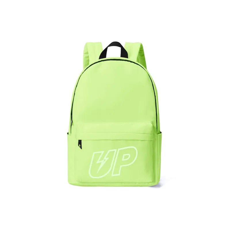 TURN UP Polyester Backpack Regular Unisex Transparent Green-0