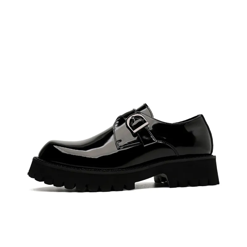 XIAOTOULANG Men's Casual Shoes Men Low Top Black/Brown-0