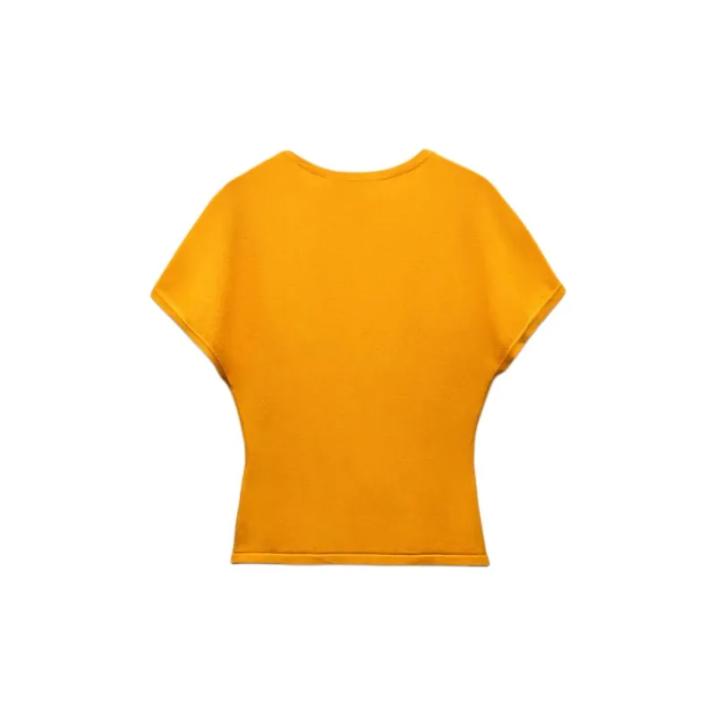 ZARA T-Shirt Women's Stripe/orange-1