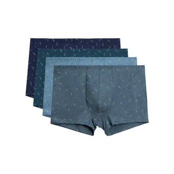 Red Bean Underpants Men's 4 Pack