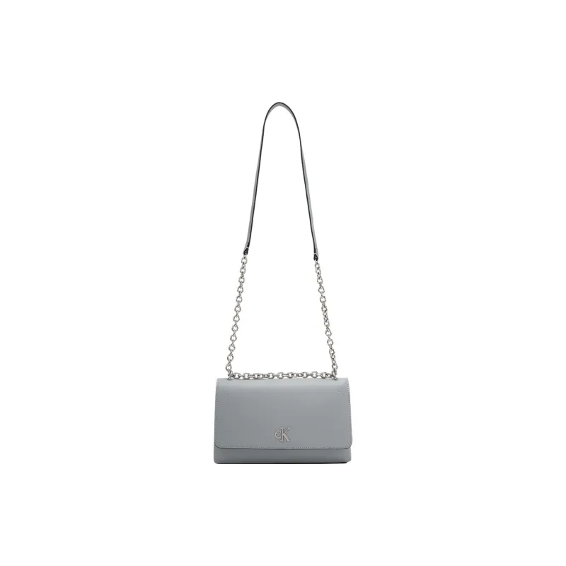 CALVIN KLEIN Synthetic Material Crossbody Bag Women's Urban Gray-3