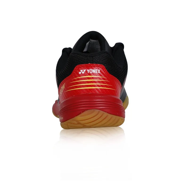 YONEX Power Cushion Anti Slip And Wear Resistant Lightweight Low Top Badminton Shoes Unisex Black Red-4