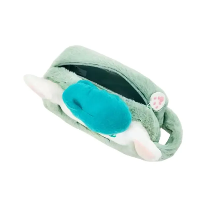 Disney Plush Makeup Bag, Clutch Unisex Green-2