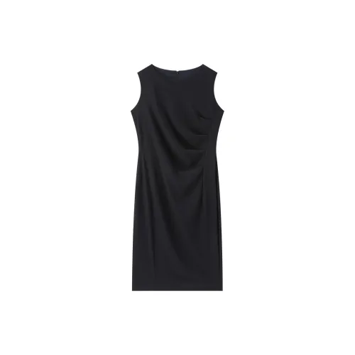 Romon Sleeveless Dresses Women's Navy Blue