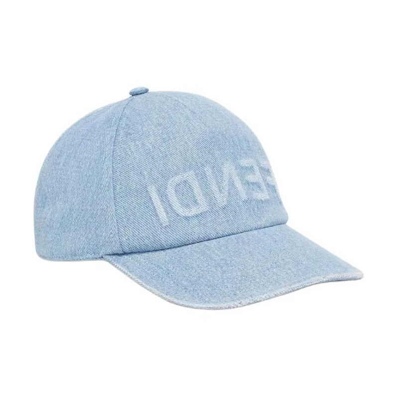FENDI Denim Baseball Cap-1