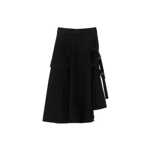 Lagogo Casual Long Skirts Women's Black