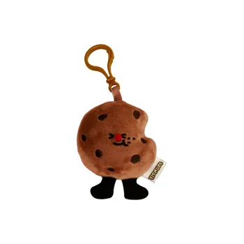 VANWALK Plush Bag Pendant Bag Accessory Small Size Unisex Brown/Yellow/Red