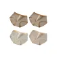 M1224-Dream Leaf-L Set-Dark Gray+Dark Gray+Light Blue+Gray (4 Pack)