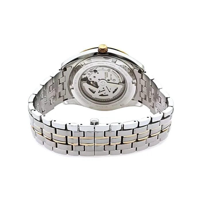 CITIZEN Automatic Mechanical Movement Stainless Steel Strap Watch 45mm Men's Watches Yellow Watch Dial-2