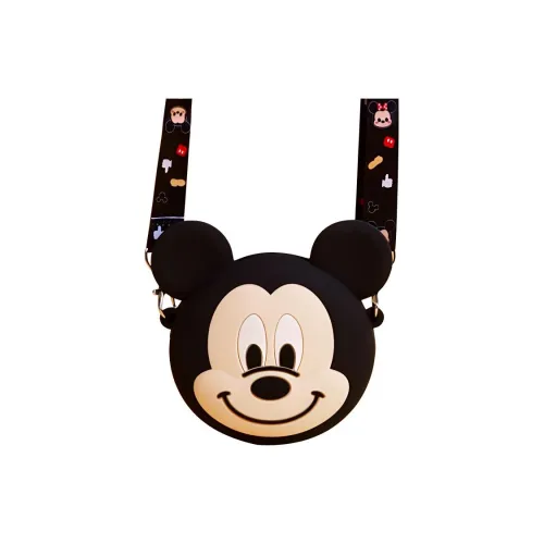 Disney Silicone Crossbody Bag Shoulder Bag Small Size Unisex Black
