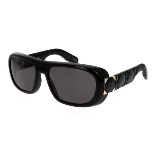 DIOR Acetate Rectangular Sunglasses Women's Black