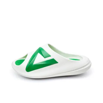 PEAK Sports Slippers Unisex White Green