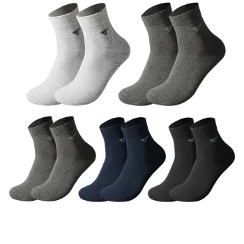 SEPTWOLVES Mid Calf Socks Men's 5 Pack With Shopping Bag Included