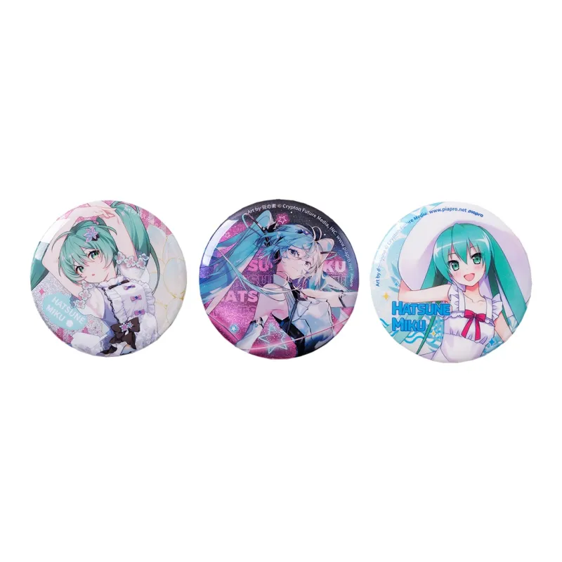 MOEYU Hatsune Miku Badge Miku Tinplate Commemoration Badge Anime Collection Badges-41