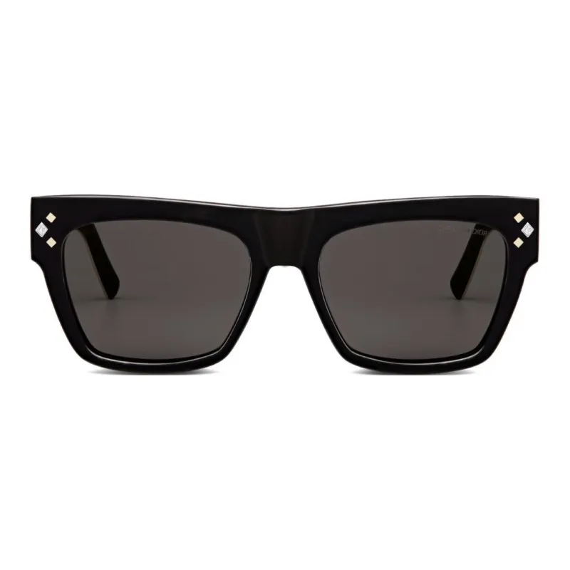 DIOR Acetate Square Sunglasses Men's Black-1