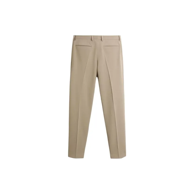 ZARA Suit Trousers Men Brown-1
