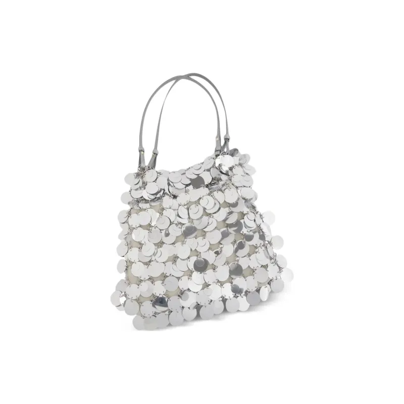 Paco Rabanne Sequinned Open Top Large Shoulder Bag-2