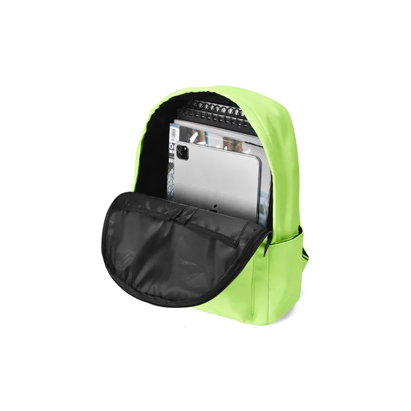 TURN UP Polyester Backpack Regular Unisex Transparent Green-3