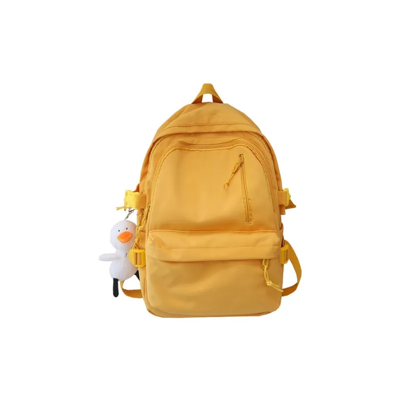 GKY Nylon Backpack Regular Unisex Blue/Black/Pink/Yellow/White-14