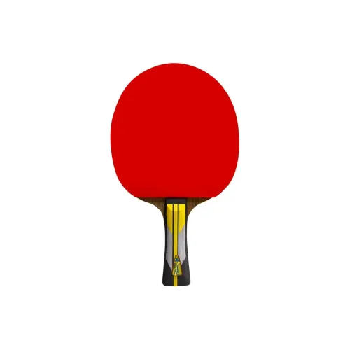 DOUBLEFISH Qilin Style Ping Pong Paddles Unisex Pure Wood Red