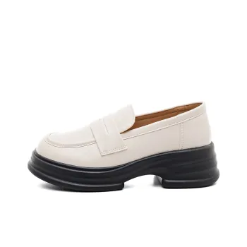 Warrior Warrior Loafers Low Heel Women's Beige