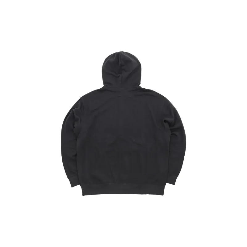 New Balance Logo Printed Zipped Drawstring Hoodie-1