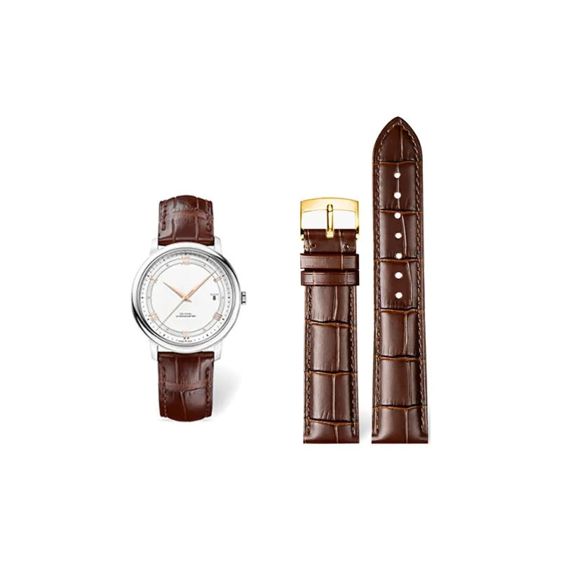 Craftsman Omega Compatibility Watch Band Genuine Leather Material-13