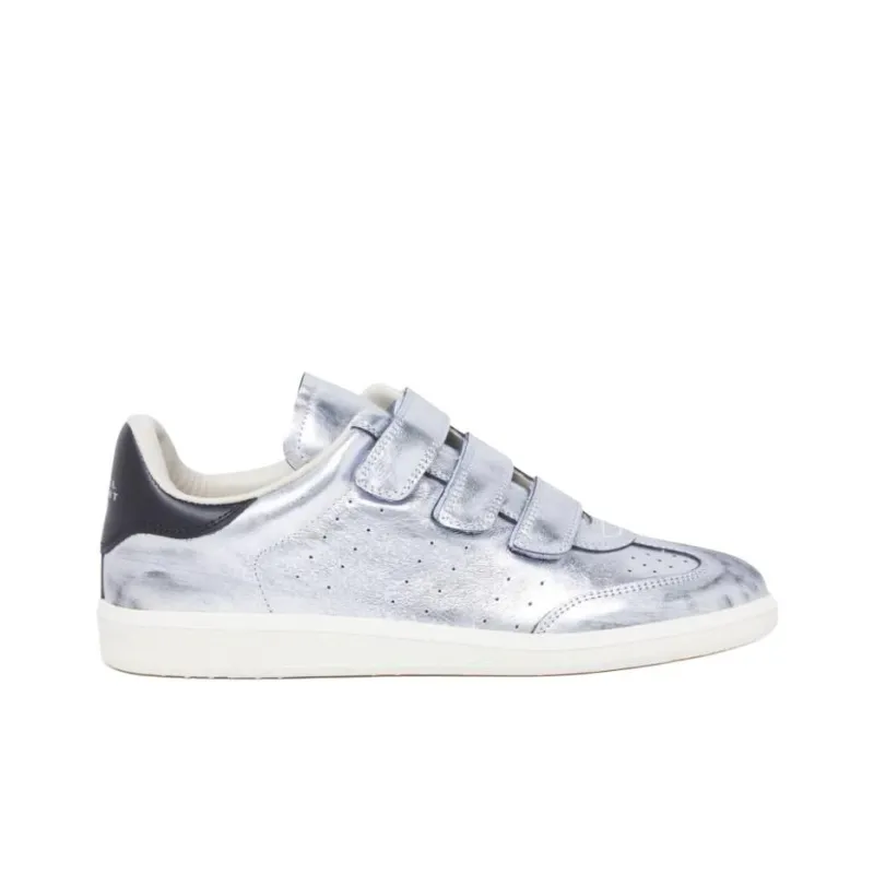 ISABEL MARANT Beth Skateboard Shoes Women's Silver-1