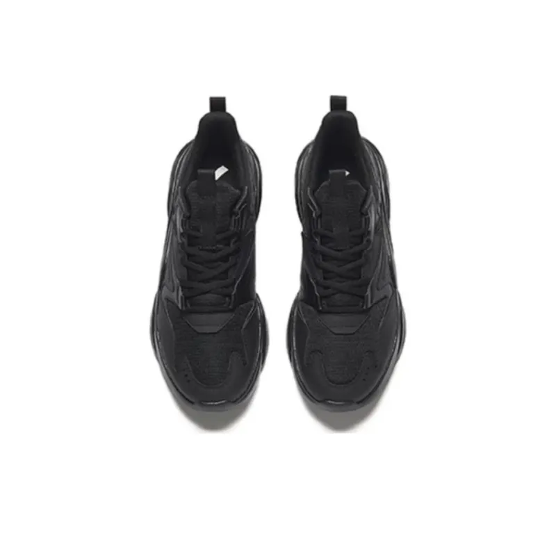 Anta Life Collection Abrasion Resistant Low Top Casual Shoes Men's Black-1
