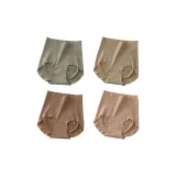 M1407-D Set-High-Rise Butt Lift and Abdomen Control-Green+Light Apricot+Cameo Brown+Pink (4 Pack)
