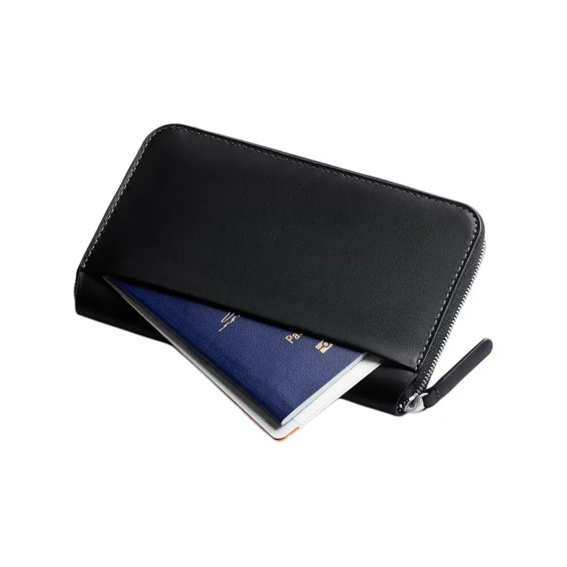 BELLROY Eco Friendly Tanned Leather Passport Holder Unisex Black-2