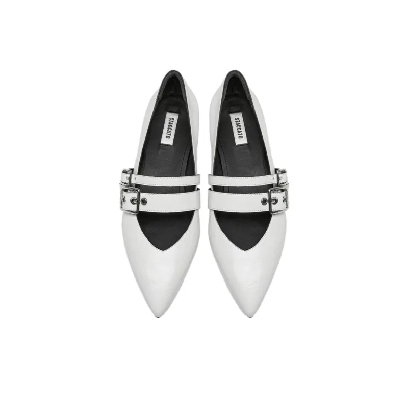 Staccato Nikita Flat Shoes Casual Single Shoes 1.5cm Women's-6