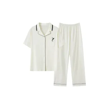 MIIOW Pajama Set Women's Milk White