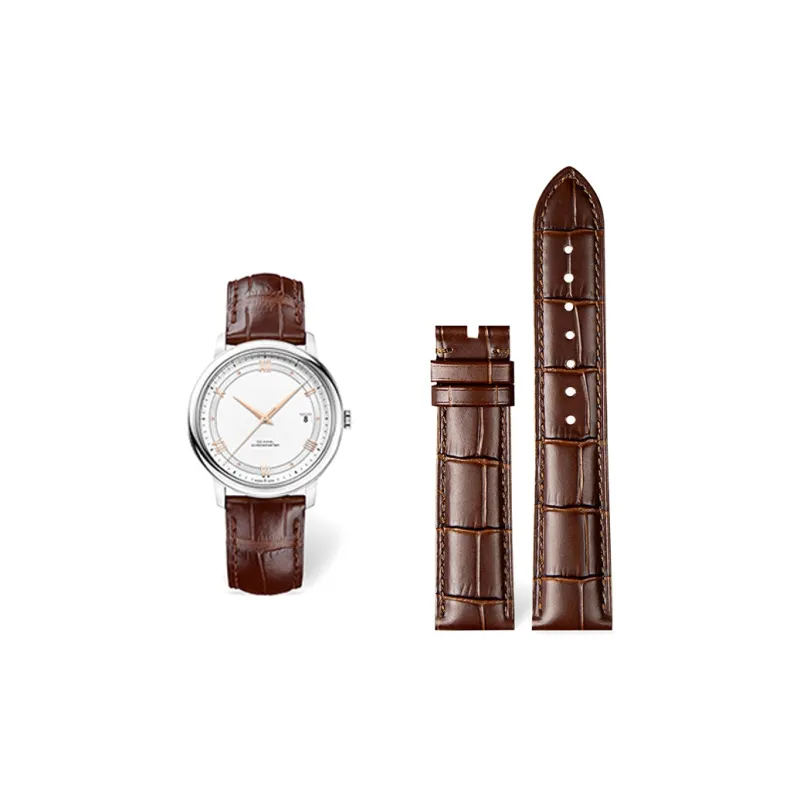 Craftsman Omega Compatibility Watch Band Genuine Leather Material-9