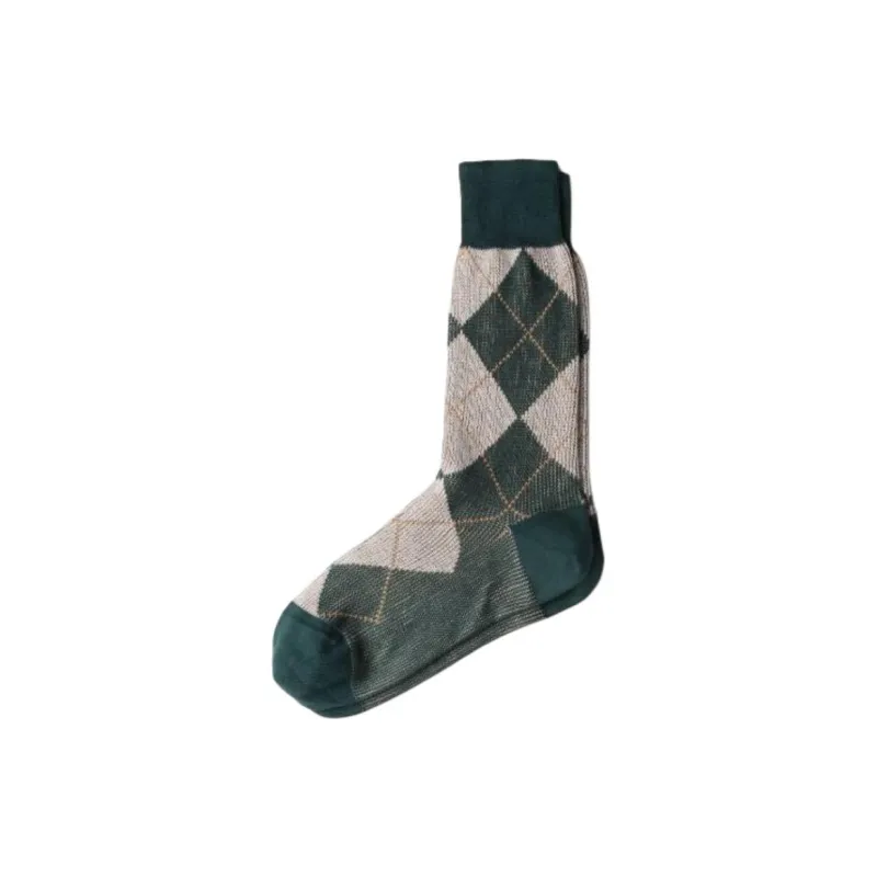 PRADA Mid-Calf Socks Men's 1 Pack Green-0