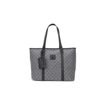 Jordan Water Repellent Fabric Tote Bag Shopping Bag Handbag Shoulder Bag Men's Gray