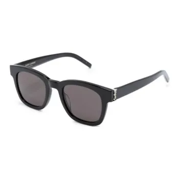 SAINT LAURENT YSL plaque Square frame Sunglasses