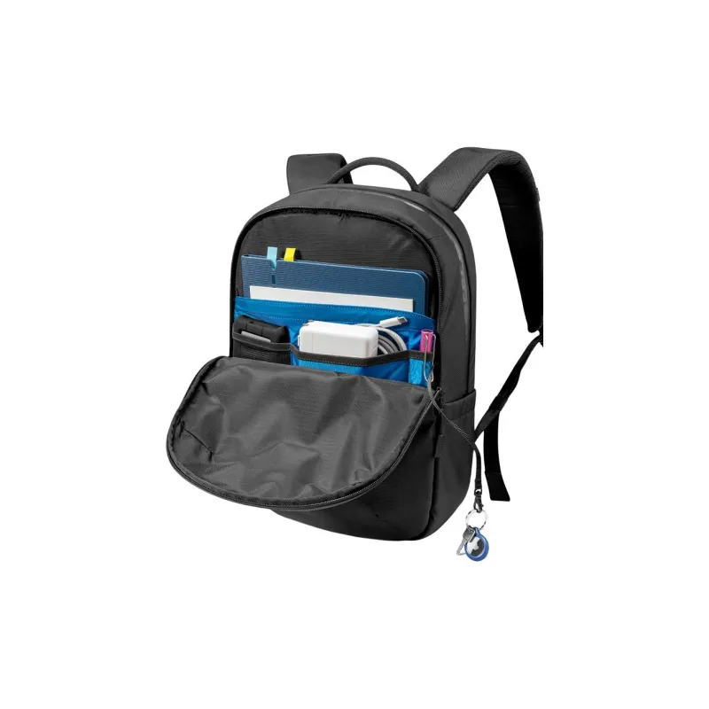 Tomtoc Nylon Fabric Backpack Medium Size Men's Obsidian Black-1