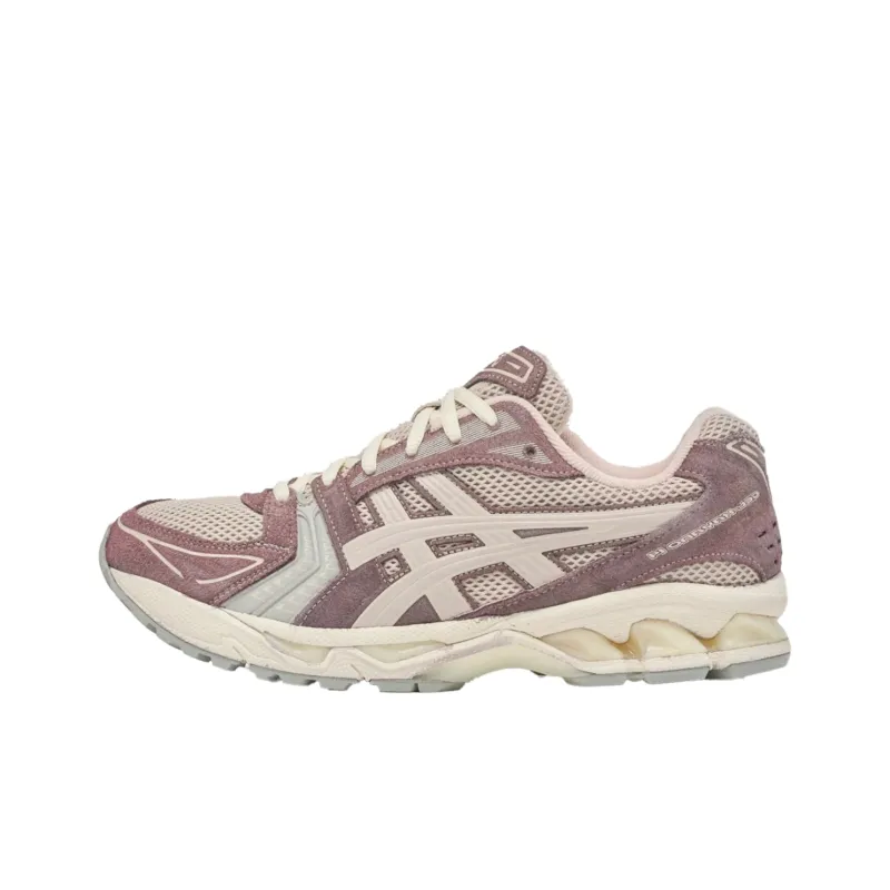 Asics Gel Kayano 14 Anti Slip Wear Resistant Low Top Casual Shoes Unisex Brown Beige-0