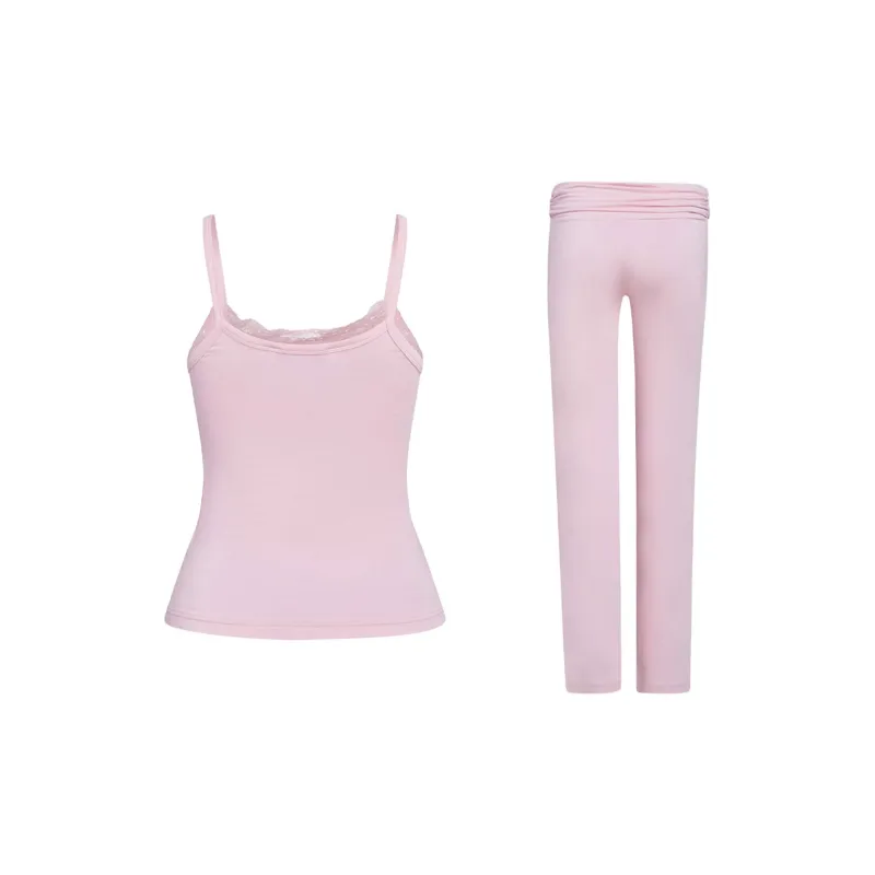 I.AM.GIA ERIN TOP PANT Casual Suit Women's PINK/Pink-1