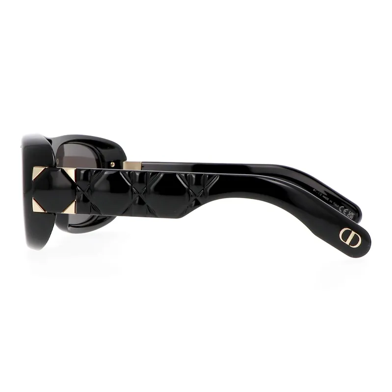 DIOR Acetate Rectangular Sunglasses Women's Black-2