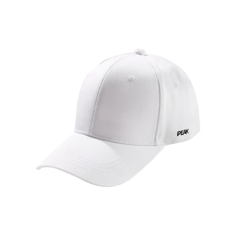 PEAK Cotton Baseball Caps Unisex Black/White-1