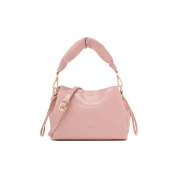 ELLE Synthetic Leather Crossbody Bag Shoulder Bag Large Size Women's Multicolor